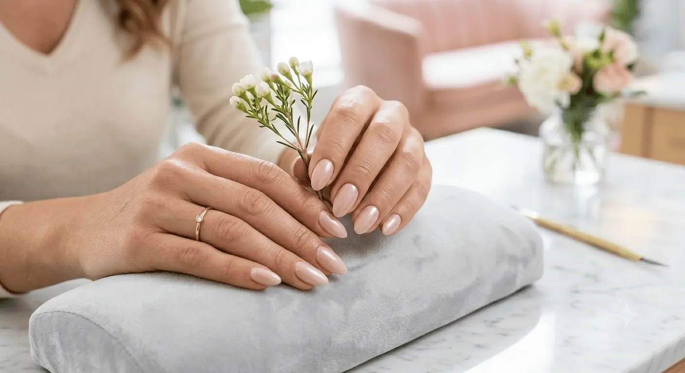 Detalle de uñas premium
